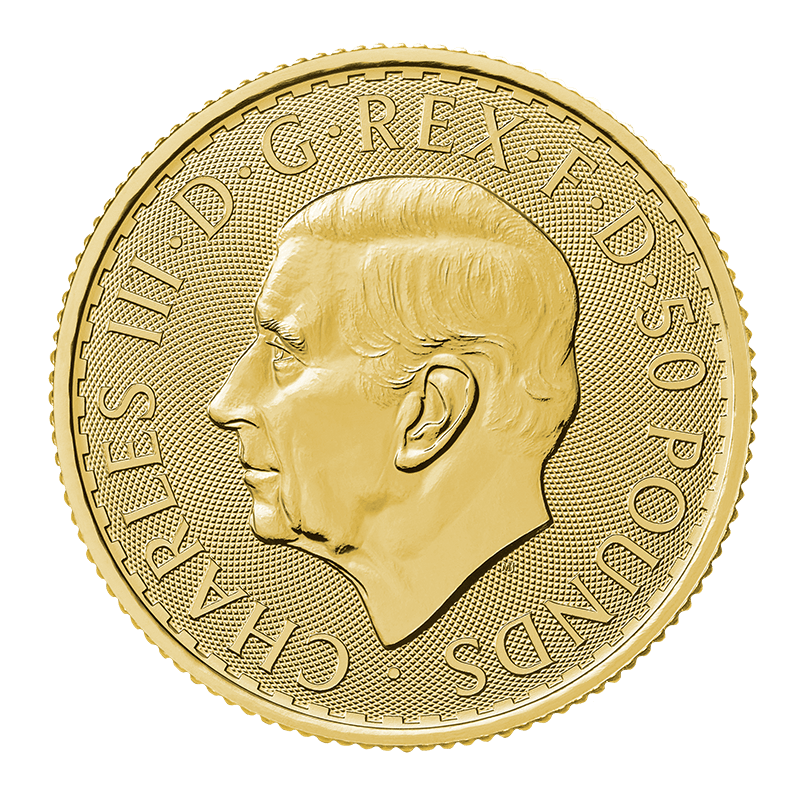 Image for 1/2 oz. Gold Britannia King Charles Effigy Coin (2023) from TD Precious Metals